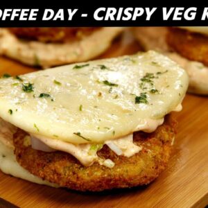 Crispy Veg Kulcha – Cafe Coffee Day Style Cutlet Naan Recipe | CookingShooking
