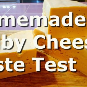 Homemade Colby Cheese Taste Test