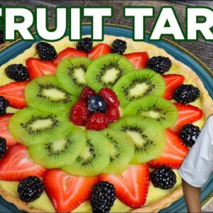 How to Make Fruit Tart at Home | Best French Dessert Recipe by Lounging with Lenny