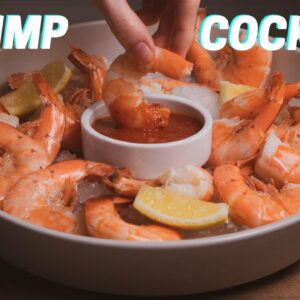 Peel and Eat Shrimp Cocktail | Shell on Poached Shrimp