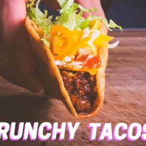 HARD SHELL GROUND BEEF TACOS | Gringo Tacos with Crispy Fried Shells