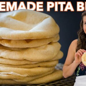 Pita Bread Recipe (2 Easy Ways)