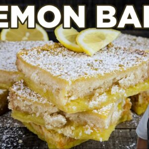 How to Make Classic Lemon Bars | Easy Lemon Dessert Recipe by Lounging with Lenny