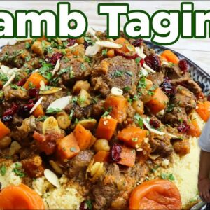 Moroccan Lamb Tagine Recipe | With Dried Fruits and Couscous| by Lounging with Lenny