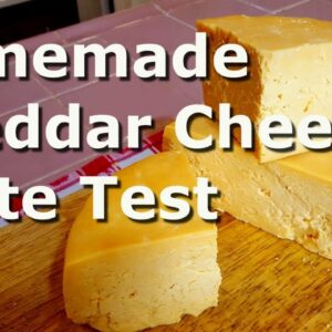 Homemade Cheddar Cheese Taste Test