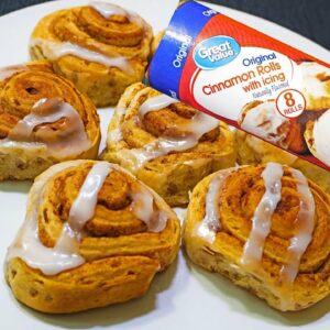 Great Value (Walmart) Cinnamon Rolls with Icing