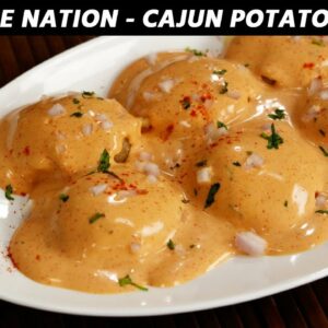 Cajun Spiced Potatoes – Barbeque Nation Style Recipe – CookingShooking