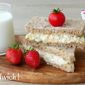 Egg Sandwich – Healthy Breakfast for kids Tiffin box | Egg Salad / Egg Mayo Sandwich Recipe