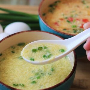 BETTER THAN TAKEOUT – Easy Egg Drop Soup in Two Ways