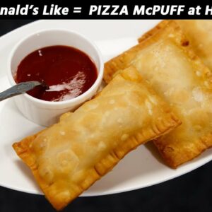 Pizza McPuff – Mcdonalds Style Pizza Puff Recipe at Home – Crispy CookingShooking
