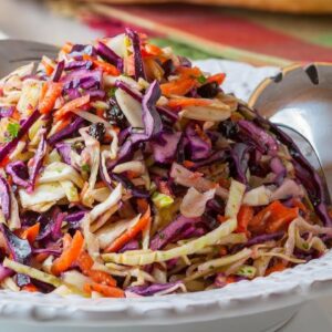 How to Make  the Best Cabbage Salad – Red Cabbage Salad with Apple