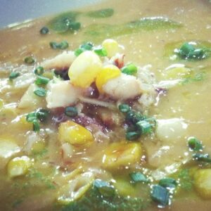Sweet Corn Soup with Crab