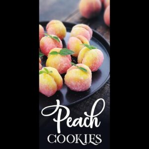 Check out these delicious peach cookies #shorts #cookies