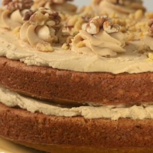 Coffee Walnut Cake Recipe Demonstration – Joyofbaking.com