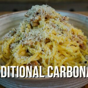 Traditional Spaghetti Carbonara Recipe | The Right Way