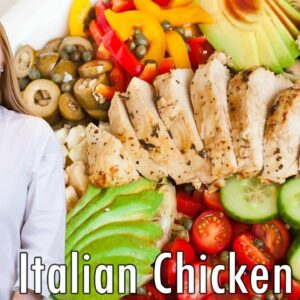 EASY Italian Chicken Salad Recipe – with Homemade Dressing Recipe!!