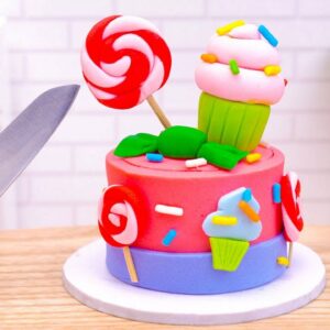 Awesome Miniature Colorful Cake Decorating | Best Of Tiny Cake Recipe Idea