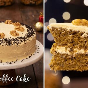 Walnut Coffee Cake | Coffee Cake | Cake Recipe | Dessert Recipe | Walnut Recipes | Christmas Recipes