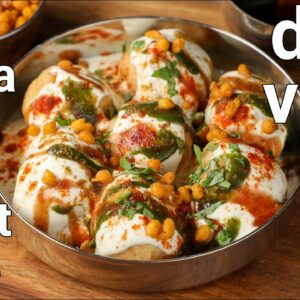 super soft & juicy dahi vada recipe – street style with tips & tricks | dahi bhalle recipe – hebbars