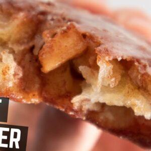 HOW TO MAKE APPLE FRITTERS at Home | Donut Shop Apple Fritters Recipe