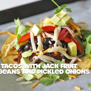 Vegan Tacos Recipes with Jackfruit and Black Beans