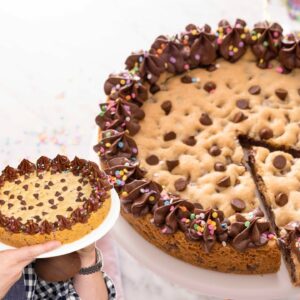 EASY Delicious Cookie Cake Recipe!