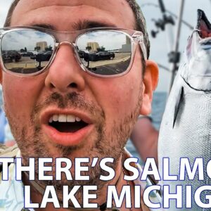 We Caught Salmon in Lake Michigan on a Fishing Trip