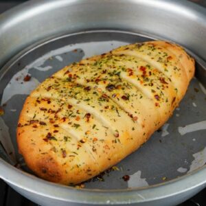 No Yeast, No Oven Garlic Bread Recipe In Kadai | Eggless | Easy Garlic Bread | N’Oven