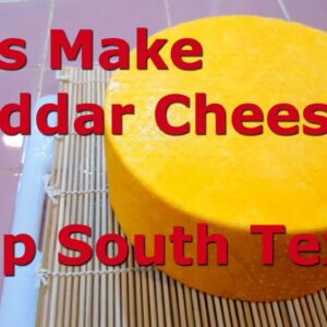 Homemade Cheddar Cheese