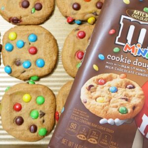 M&M’S MINIS COOKIE DOUGH Ready to bake cookies