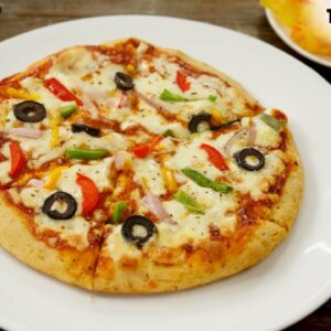 100% ATTA PIZZA in Kadhai Recipe – Healthy Wheat Pizza Without Oven , No Yeast  – CookingShooking