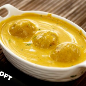 Malai Kofta Recipe  – Creamy Soft Kofta in Yellow Gravy Restaurant Style CookingShooking