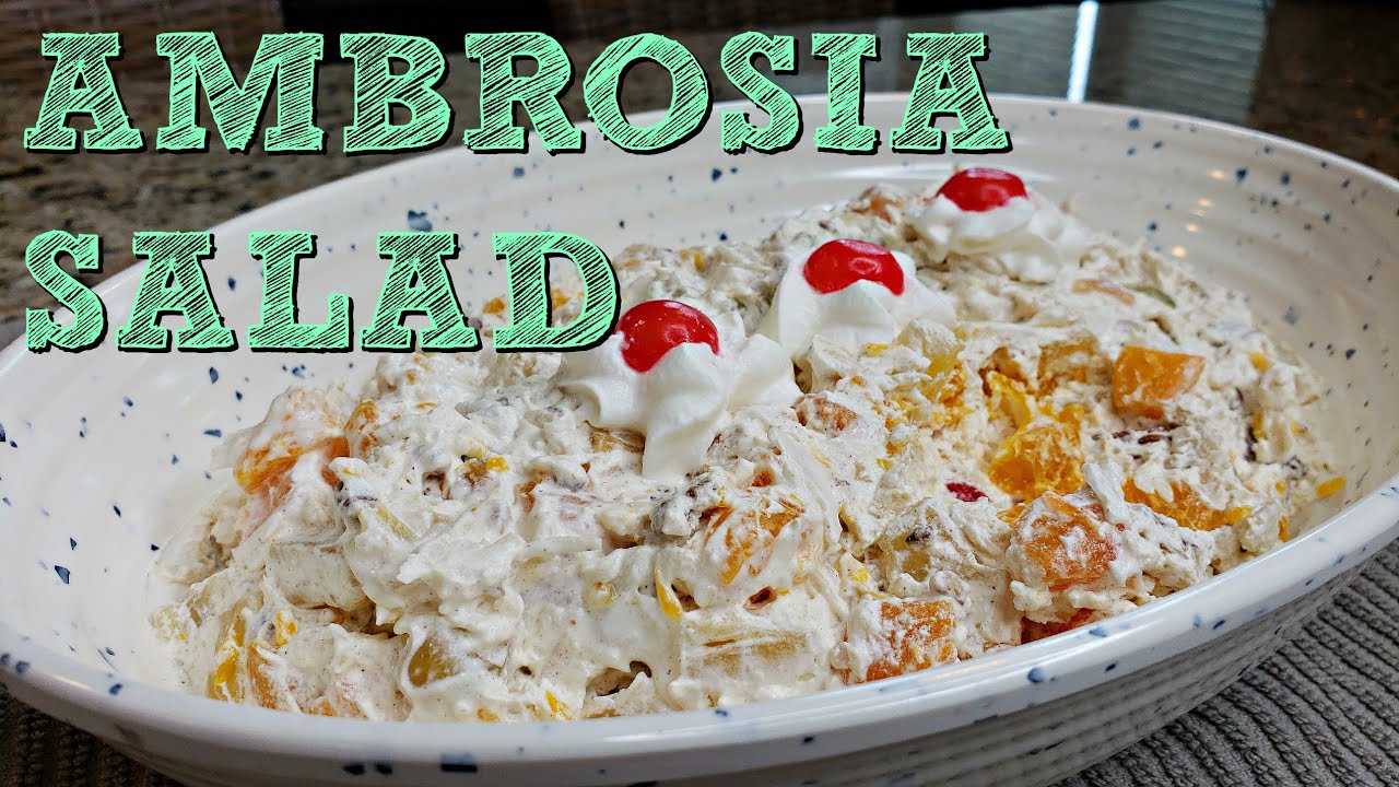 Easy Ambrosia Salad Recipe Cool Whip and Fruit Cocktail Recipe