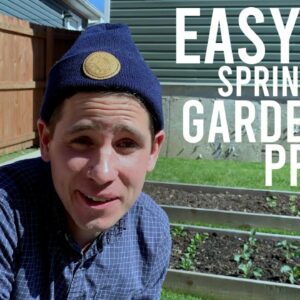 My Easy Spring Garden Prep | Preparing garden beds for Spring planting