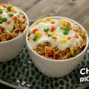 Cheesy Rice Bowl Recipe – cafe mcdonalds style – CookingShooking