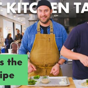 Pro Chefs Guess & Make a Recipe Based on Ingredients Alone | Test Kitchen Talks | Bon Appétit
