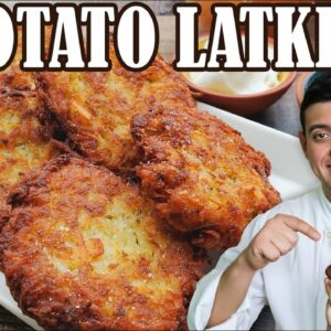 Fast and Easy Potato Recipe for Holiday [ How to Make Latkes by Lounging with Lenny ]