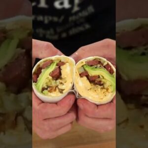 Egg & Sausage Brekky Burritos | Shorts