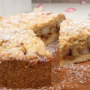 ASMR | Wenn Sie Äpfel lieben, werden Sie verrückt nach diesem Kuchen! Schneller und einfacher Apfelkuchen!