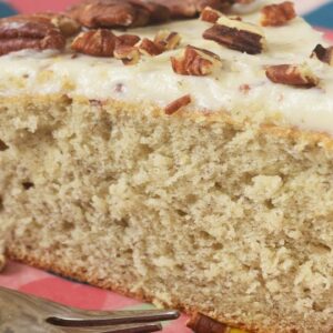 Old Fashioned Banana Cake Recipe Demonstration – Joyofbaking.com