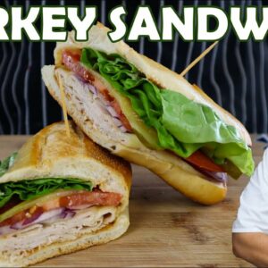 Fast and Easy Turkey Sandwich for Lunch | Recipe by Lounging with Lenny