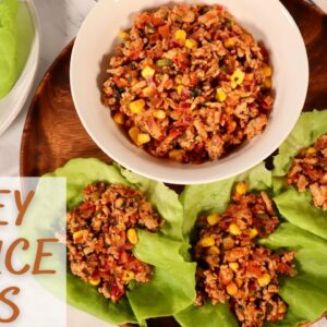 Healthy Turkey Lettuce Wraps | Lettuce Boats | Healthy Meal Idea
