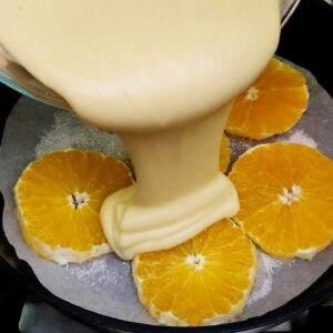 Orangenkuchen Rezept mit 1 Ei in aus der Pfanne/Das berühmte Youtube Rezept mit 1 Ei/Rezept #11