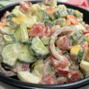 This Cucumber Salad  Is Soo Delicious