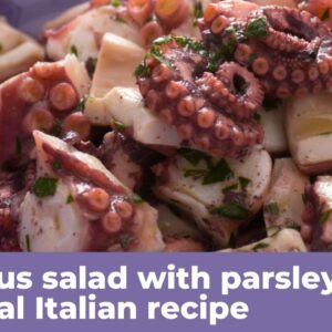 OCTOPUS SALAD WITH PARSLEY – Italian recipe