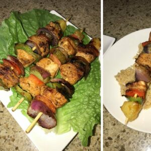 B.B.Q GRILLED CHIKEN KABOBS |SUMMERTIME|