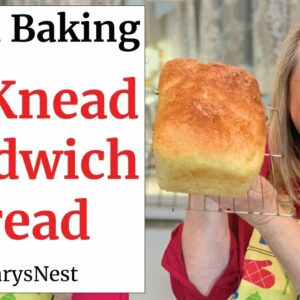 No Knead Sandwich Bread – No Knead Bread Recipe for Making Super Soft Homemade Bread