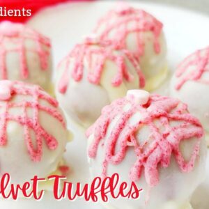 Just 3 Ingredients Red Velvet Truffles |Rakshabandhan Special Sweet Recipe|Eggless Cake Balls#shorts