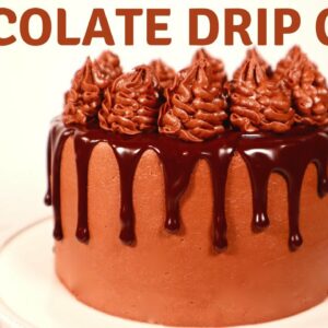 Chocolate Drip Cake | Step by step from scratch | Amazing Rich Chocolate Cake