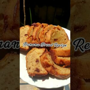 Easy Banana Bread recipe by Glam with me  #bananabread #shorts #yummyfood #baking #bananacake